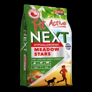 FitActive Next Meadow Stars Adult (nyúl,bárány,marha,rizs,alma) száraztáp (3 kg) - Ételallergiás, felnőtt kutyák részére