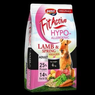 FitActive ORIGINALS ADULT HYPOALLERGENIC LambSpring Veggies (4Kg)