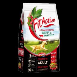 FitActive PURE Hypoallergenic Beef-Rosehip - száraztáp (marha,csipkebogyó) felnőtt kutyák részére (3kg)