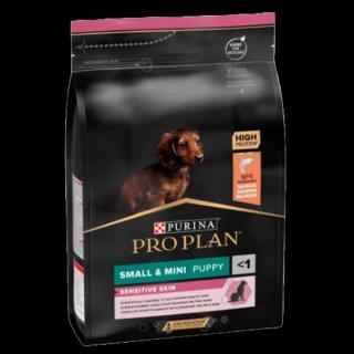 PRO PLAN SmallMini Puppy Sensitíve Skin - száraztáp (lazac) kölyökkutyák részére (3kg)