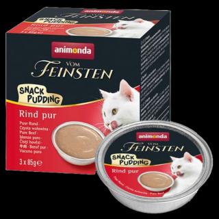 Pudding - kiegászítő elség (marha) macskák részére (3x85g)