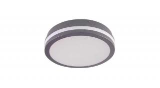 Kanlux BENO LED 18W, 1400lm, 4000K, IP54, kerek grafit, mozgásérzékelővel