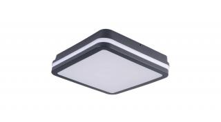 Kanlux BENO LED 24W, 1920lm, 4000K, IP54, szögletes grafit, mozgásérzékelővel