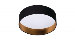 Kanlux RIFA mennyezeti lámpa 17,5W, 4000K, 1500lm, IP20, fekete-arany