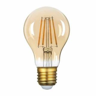 Optonica LED Filament izzó 8W,  E27, meleg fehér, 700lm,  2500K