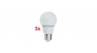 Optonica LED izzó 8,5W, 3db-os, E27, nappali fehér, 806 lm, 4500K