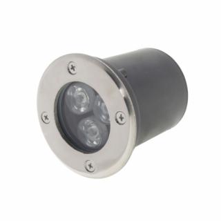 Optonica talajba építhető LED világítás, 240lm, 3W, hideg fehér, 6000K, IP65