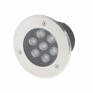 Optonica talajba építhető LED világítás, 540lm, 7W, hideg fehér, 6000K, IP65