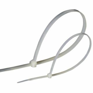 Weidmüller kábelkötegelő, 140x3,6 mm, fehér, 100 db/csomag