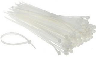 Weidmüller kábelkötegelő, 200x3,6 mm, fehér, 100 db/csomag