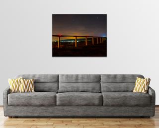 Kőröshegyi Viadukt  Egyrészes Vászonkép – 70cm X 55cm