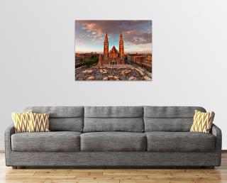 Szegedi Fogadalmi Templom Egyrészes Vászonkép – 55cm X 40cm