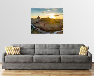 Visegrádi Fellegvár  Egyrészes Vászonkép – 70cm X 55cm