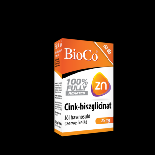 BioCo Cink-biszglicinát 25 mg tabletta 60 db