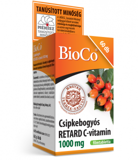 BioCo Csipkebogyós Retard C-vitamin 1000mg 60 db