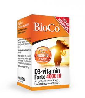 BioCo D3-vitamin Forte 4000 IU 100 db