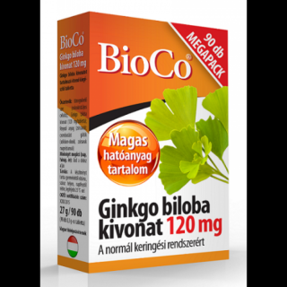 BioCo Ginkgo biloba kivonat 120 mg MEGAPACK 90 db