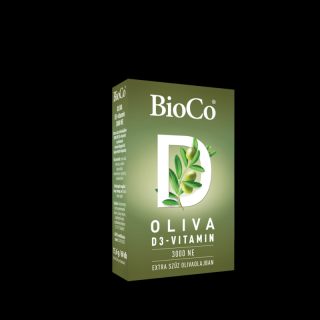 BioCo OLIVA D3-vitamin 3000 NE lágyzselatin kapszula 60 db