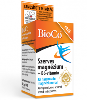 BioCo Szerves Magnézium+B6-vitamin 60 db