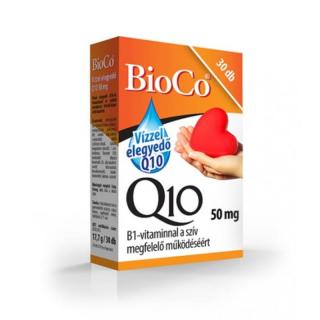 BioCo Vízzel elegyedő Q10 50 mg B1-vitaminnal 30 db