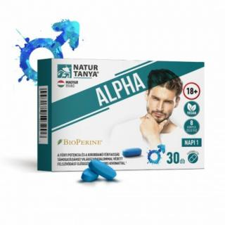 ALPHA - A férfi potencia és a kirobbanó férfiasság támogatásához! 8 komplex összetevővel, fermentált l-citrullinnal 30db