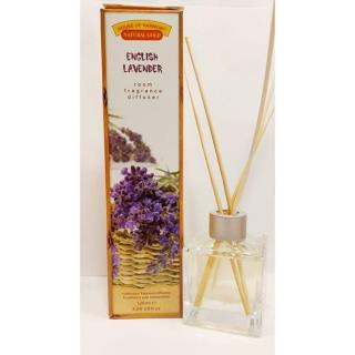 Bambuszpálcás illatosítók (120ml, English Lavander)