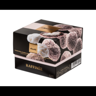 chocoMe Raffinée - Étcsokoládéval és málna couverture-rel bevont kókuszkorong 120g