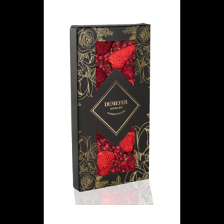 Demeter Chocolate - Cukormentes  Laktózmentes étcsokoládé eperrel és málnával
