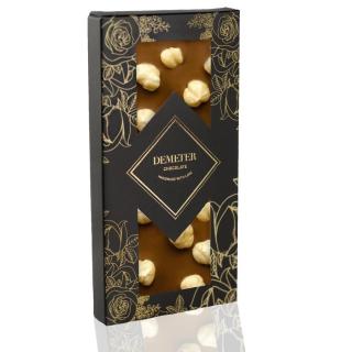 Demeter Chocolate - Tejcsokoládé egész piemonti mogyoróval 50g