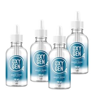 Dr. Oxygen csomag - 4 db Stabilizált Folyékony Oxigén csepp (pipettás) 50ml