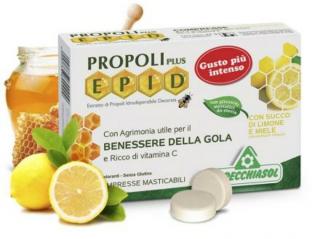 EPID® Propoli plus- propolisz kivonatot tartalmazó szopogatós étrend-kiegészítő tabletta C-vitaminnal (mézes-citromos)- édesítőszerrel