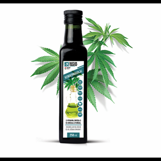 Hidegen sajtolt Prémium Kendermagolaj 250 ml