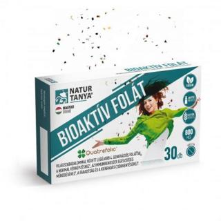 Natur Tanya® Bioaktív Folát – Világszabadalommal védett legújabb 4. generációs Quatrefolic® folát