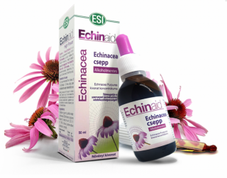 Natur Tanya® ESI® Alkoholmentes Echinacea csepp - Immunvédő, külső, belső gyulladások, felső légúti, húgyuti fertőzések (50 ml)