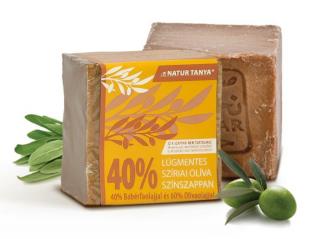 Natur Tanya® Lúgmentes Színszappan - 40%-os bio babérfaolaj tartalom, a teljes testre és hajmosáshoz is! 200 gr
