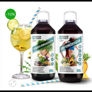 Natur Tanya - Puridren koncentrátum + Lipo+ koncentrátum csomag  – 2x500ml