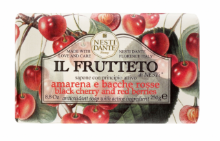 Nesti Dante - Il Frutteto - Fekete cseresznye - piros gyümölcs natúrszappan 250g