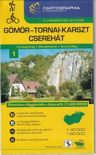 Gömör-Tornai-karszt és Cserehát turistatérkép