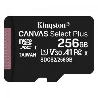 256GB micro SD kártya; microSDXC; Class 10 UHS-I; adapterrel