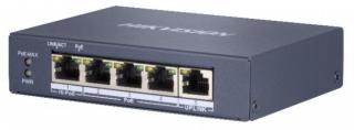 5 portos Gbit PoE switch (60 W); 3 PoE+ / 1 HiPoE / 1 uplink port