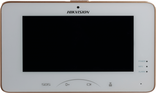 IP video-kaputelefon beltéri egység; 7" LCD kijelző; 1024x600 felbontás; WiFi; beépített kamera