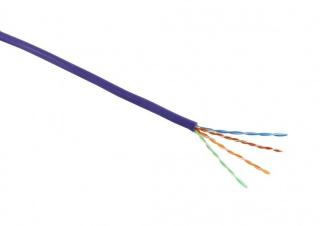 UTP fali kábel; cat5e; lila; LSOH; 305 fm; dobozos kiszerelés