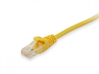 UTP patch kábel; cat5e; sárga; 1 m
