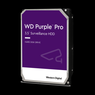 WD Purple Pro; 10 TB biztonságtechnikai merevlemez; 7200 rpm;24/7 alkalmazásra;nem RAID kompatibilis