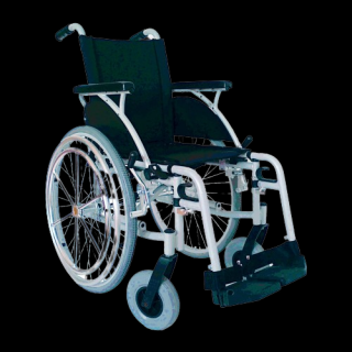 B-4210 / B-4211 Egykezes hajtású kerekesszék Jobb oldali hajtással 50 cm beülőszélességgel