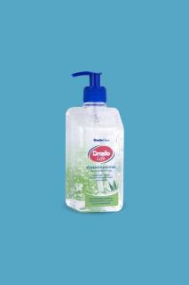 Bradolife kézfertőtlenítő gél 500 ml, pumpás, aloe vera illattal