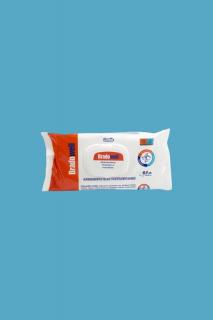 Bradowell alkoholmentes felületfertőtlenítő kendő - 64 db