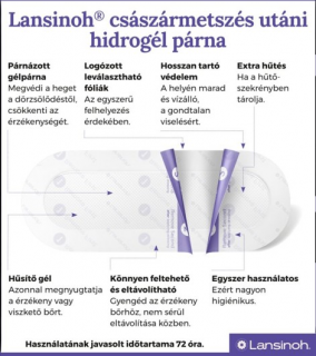 Császármetszés utáni hidrogél párna (2 db)