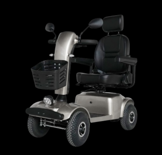 Elektromos négykerekű moped W4025 Ezüst színben