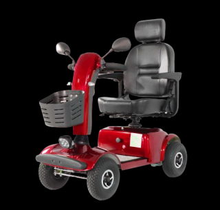 Elektromos négykerekű moped W4025 Piros színben